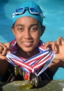 Maria Bianchi of Aga Khan Academy wins swimming championships